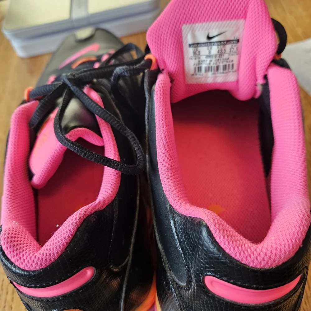 Nike Shox Women's Black and Pink Athletic Shoes Sz 10.5 See Pictures 488312-021 - Picture 7 of 10